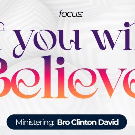 If you will believe by Clinton David